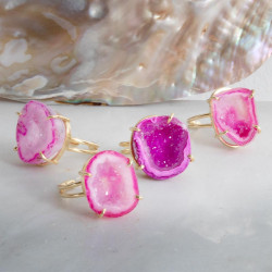 Geode Ring - Pink Shae