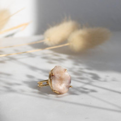 Geode Ring - Beige Lura