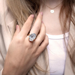 Geode Ring - Natural Goddess Thought